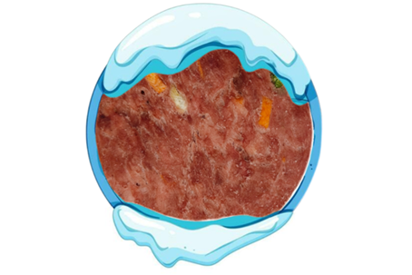 肉类、内脏与蔬菜混合